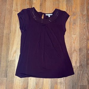Daniel Rainn plum blouse